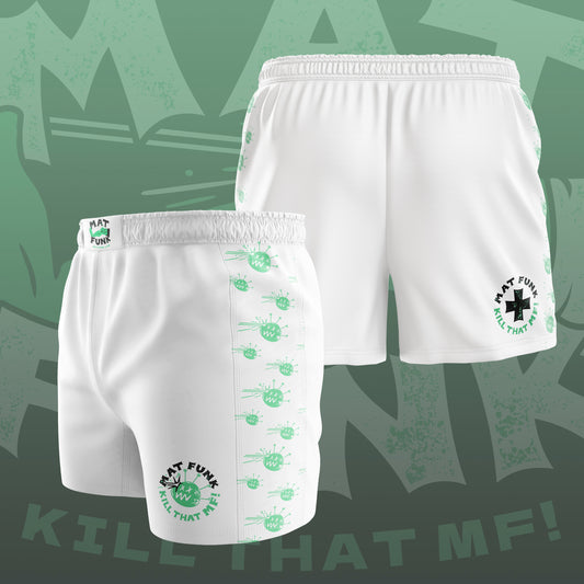Mat Funk 6" Velcro-Free Shorts (White)