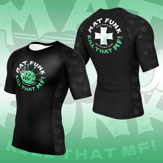 Mat Funk Short-Sleeved Rashguard (Black)