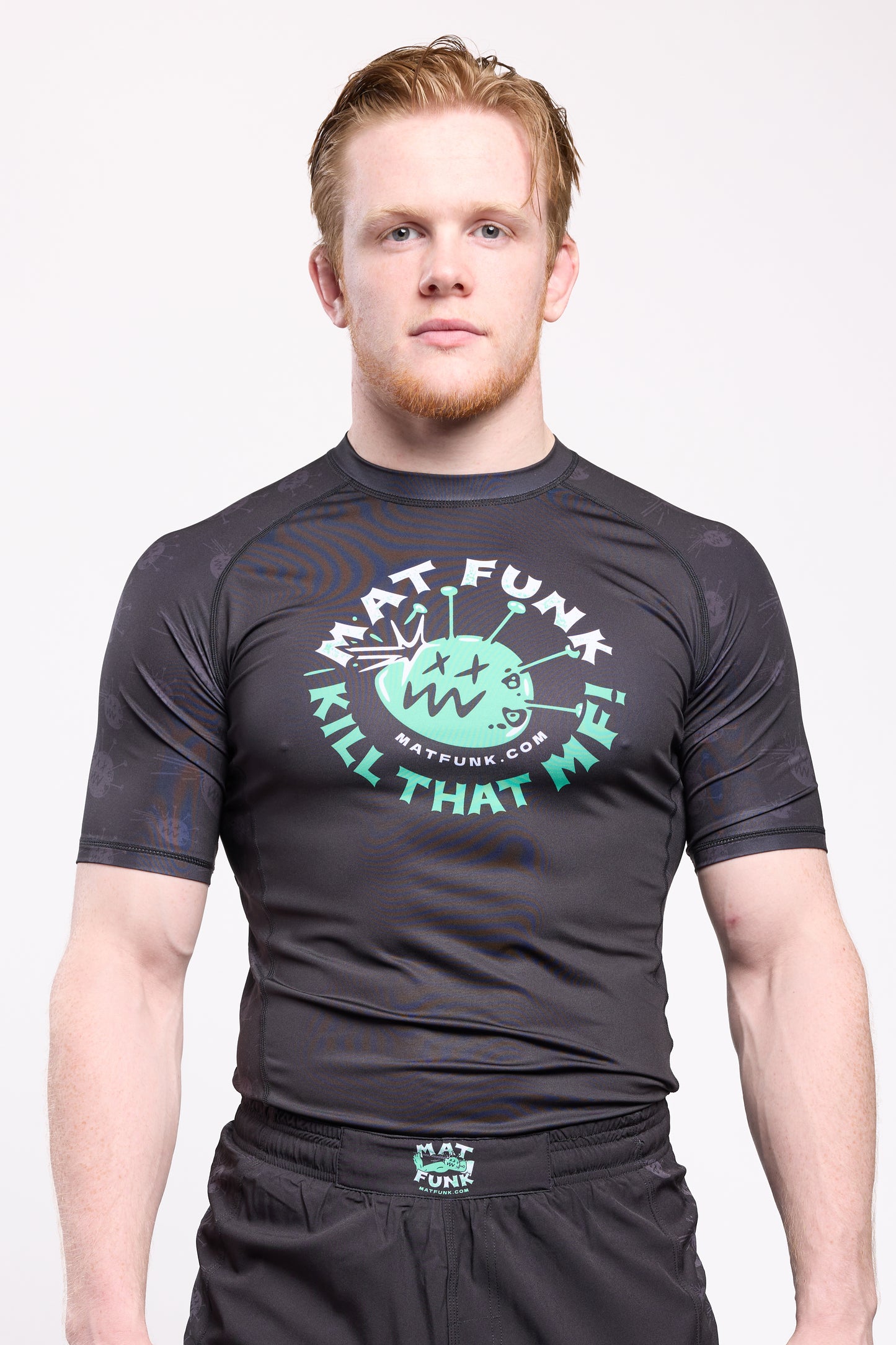 Mat Funk Short-Sleeved Rashguard (Black)