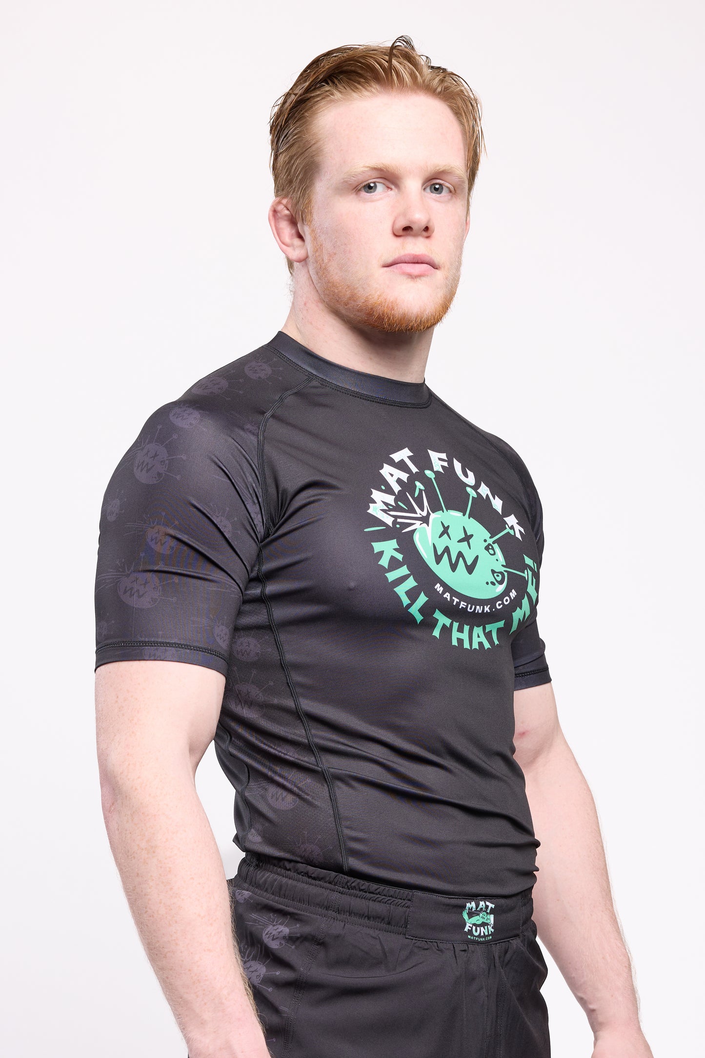 Mat Funk Short-Sleeved Rashguard (Black)